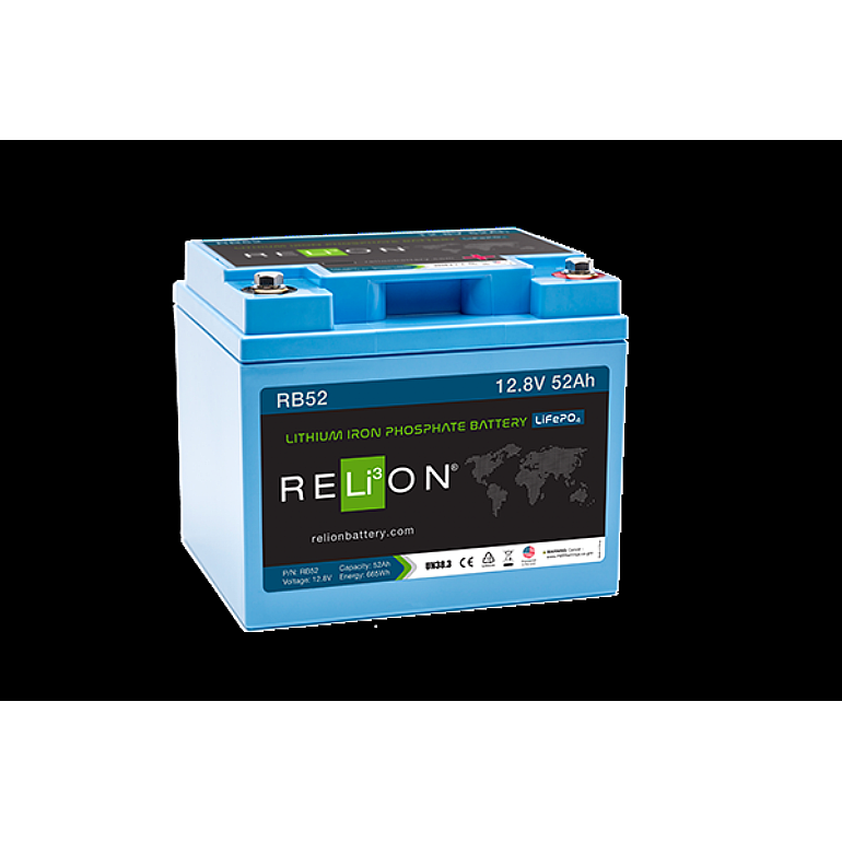 RELiON 12.8V 52Ah 4SC LiFePO4 Battery REL-RB52